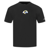 Pro Standard NFL Classic Icon Pro Drop Shoulder Tee Los Angeles Rams Black