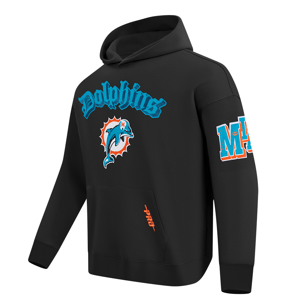 Pro Standard NFL Best Of Drop Shoulder Hoodie Miami Dolphins Black
