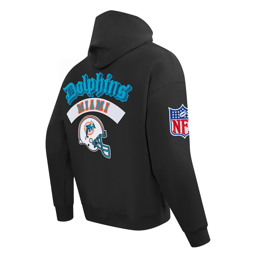 Pro Standard NFL Best Of Drop Shoulder Hoodie Miami Dolphins Black