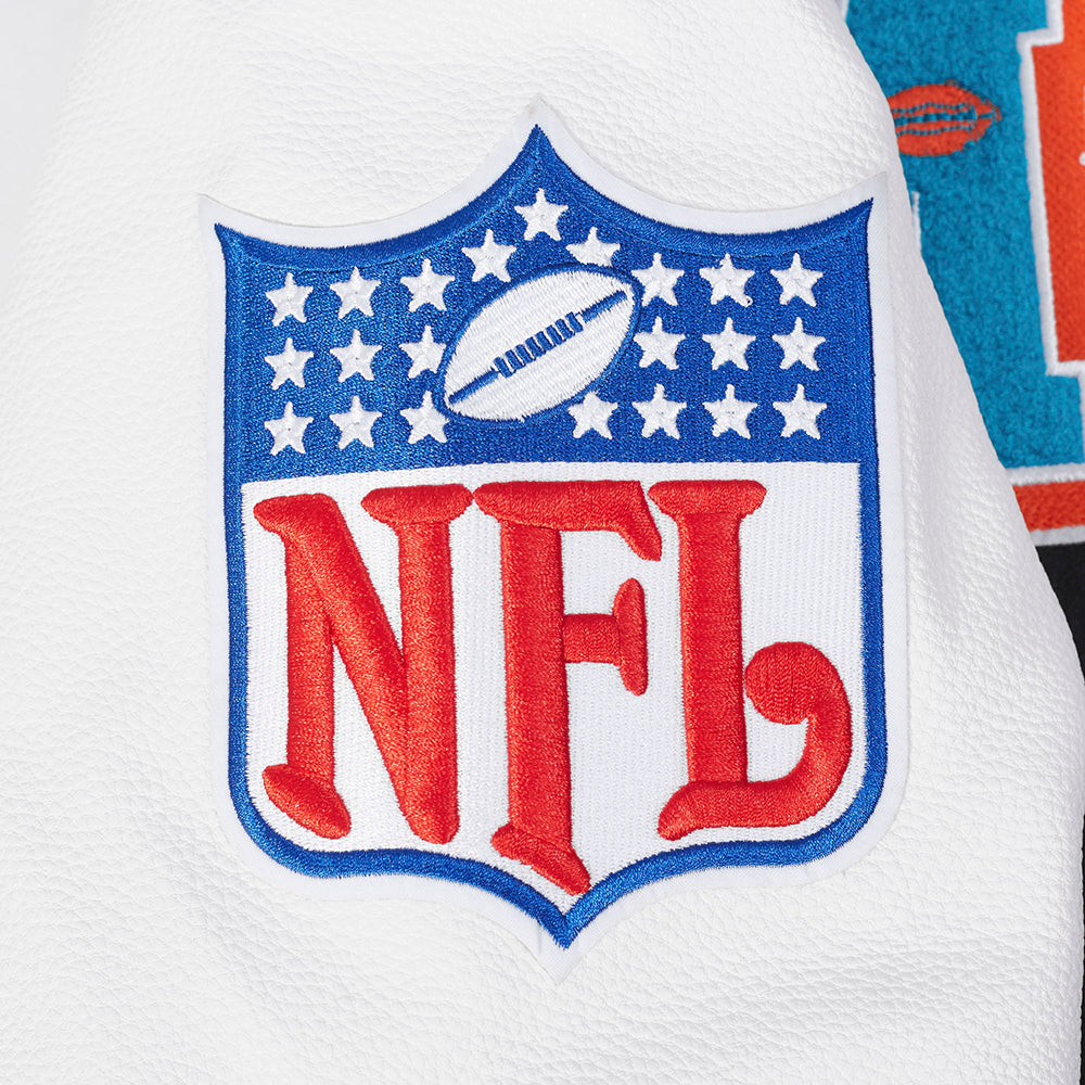 Pro Standard NFL Best Of Wool Varsity Jacket Miami Dolphins Black/White