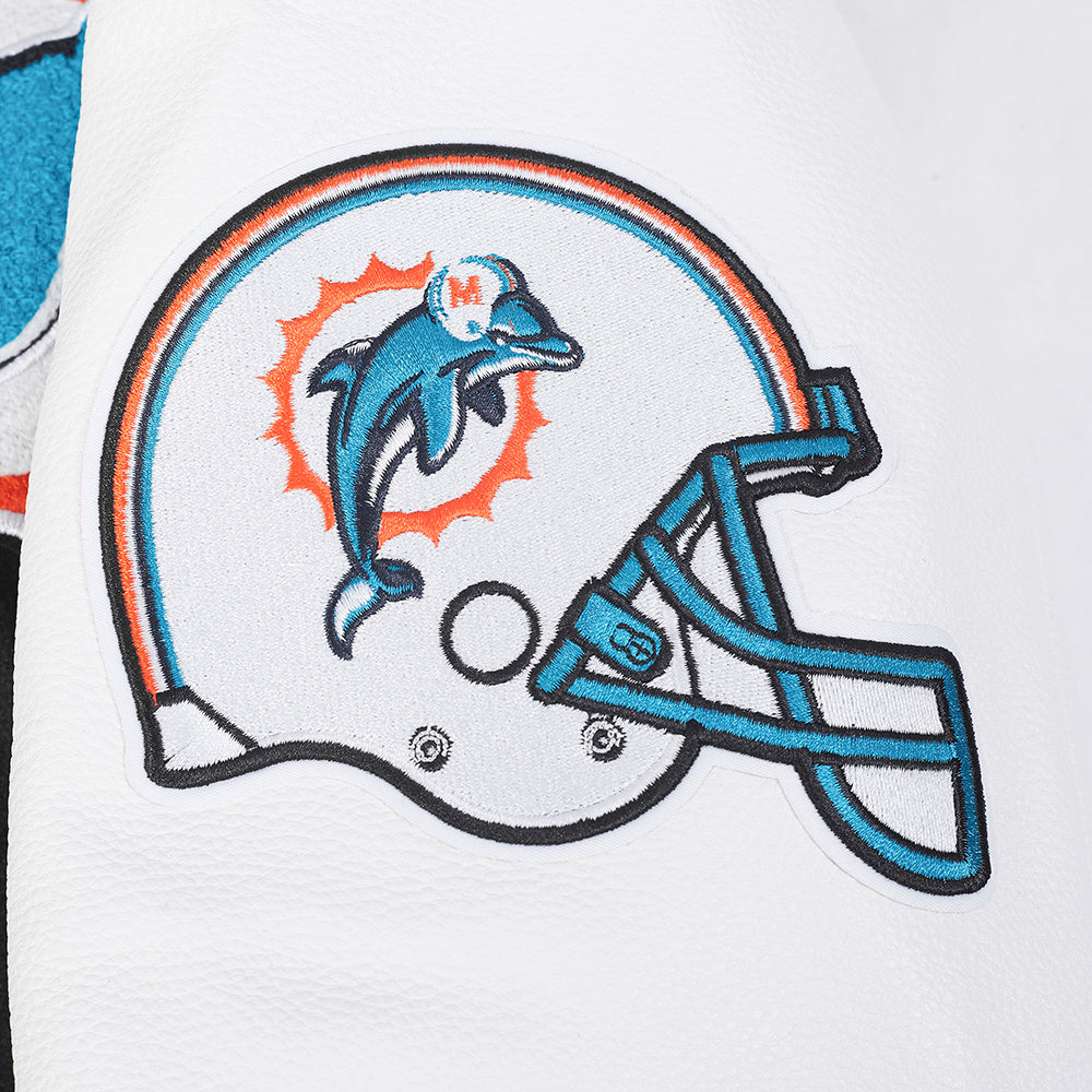 Pro Standard NFL Best Of Wool Varsity Jacket Miami Dolphins Black/White