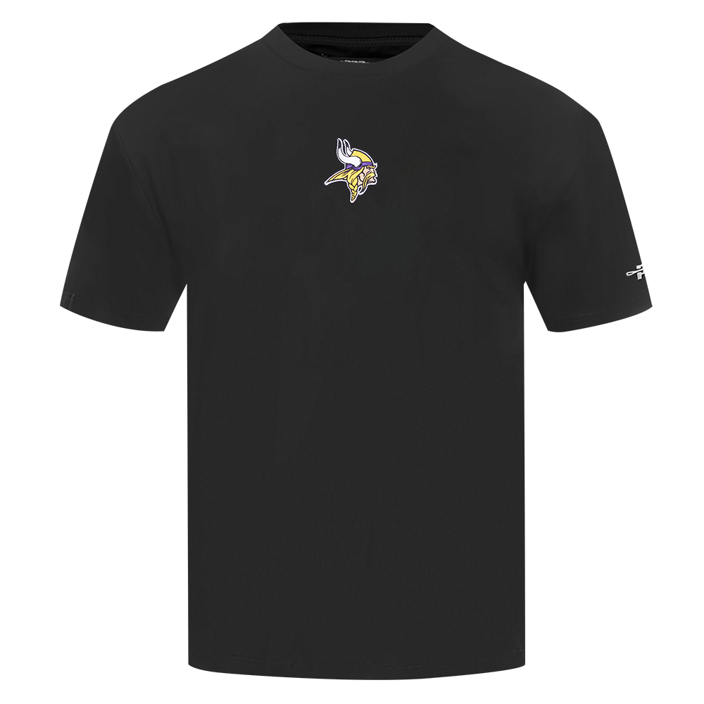 Pro Standard NFL Classic Icon Pro Drop Shoulder Tee Minnesota Vikings Black