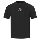 Pro Standard NFL Classic Icon Pro Drop Shoulder Tee Minnesota Vikings Black