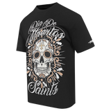 Pro Standard NFL Eternal Skull Drop Shoulder Tee New Orleans Saints Black