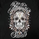 Pro Standard NFL Eternal Skull Drop Shoulder Tee New Orleans Saints Black