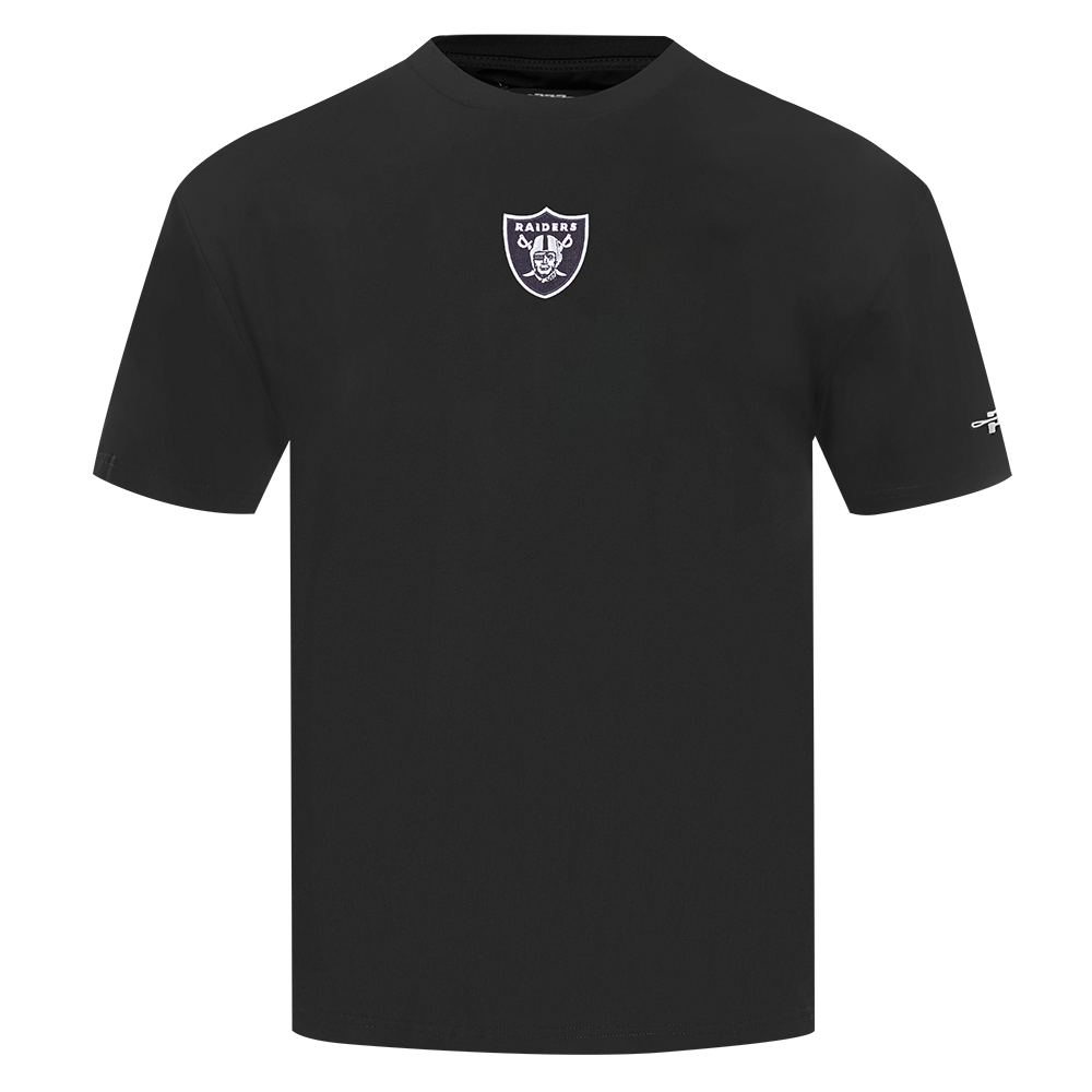Pro Standard NFL Classic Icon Pro Drop Shoulder Tee Las Vegas Raiders Black