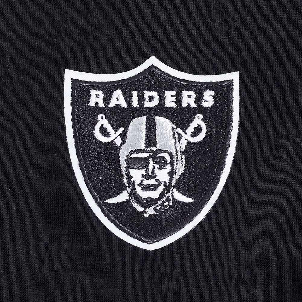 Pro Standard NFL Classic Icon Pro Drop Shoulder Tee Las Vegas Raiders Black