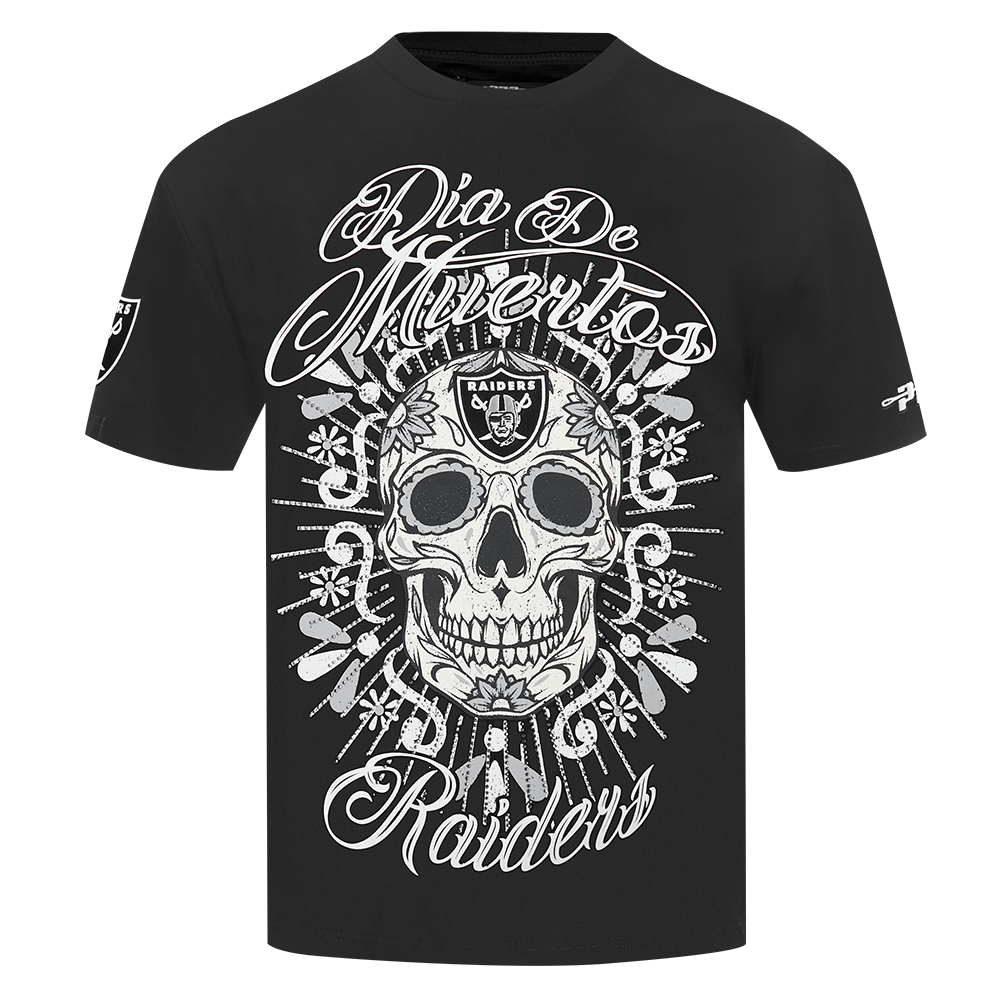 Pro Standard NFL Eternal Skull Drop Shoulder Tee Las Vegas Raiders Black