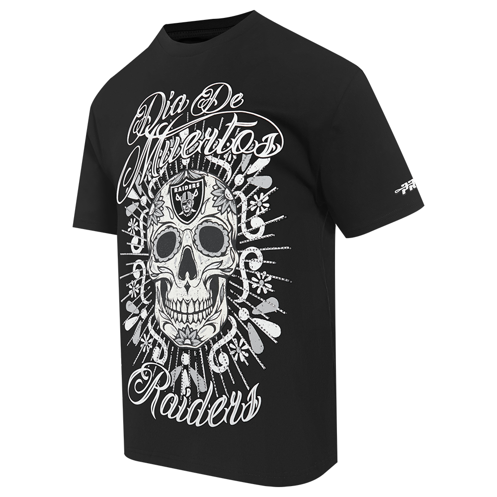 Pro Standard NFL Eternal Skull Drop Shoulder Tee Las Vegas Raiders Black