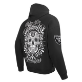 Pro Standard NFL Eternal Skull Drop Shoulder Hoodie Las Vegas Raiders Black