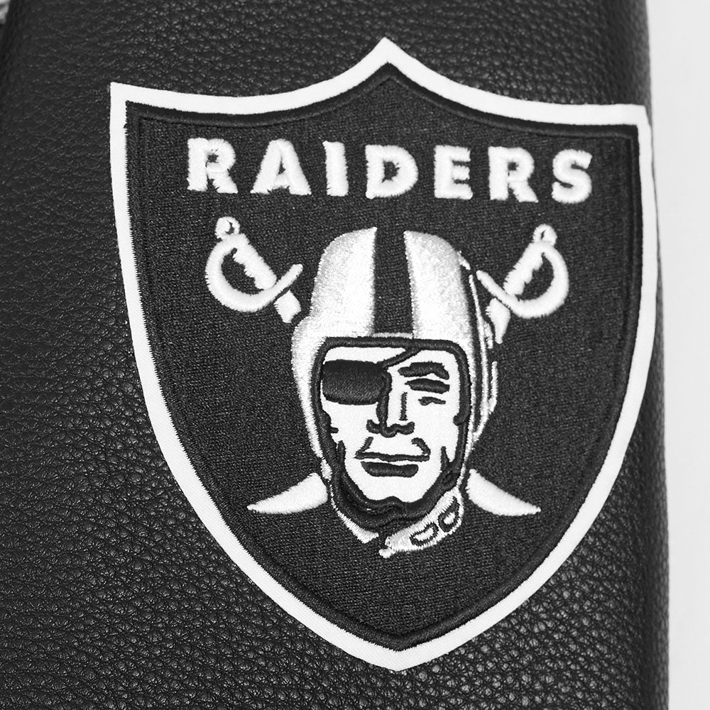 Pro Standard NFL Team Badge Wool Varsity Jacket Las Vegas Raiders Black/Grey
