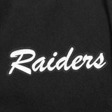 Pro Standard NFL Team Badge Wool Varsity Jacket Las Vegas Raiders Black/Grey