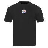 Pro Standard NFL Classic Icon Pro Drop Shoulder Tee Pittsburgh Steelers Black