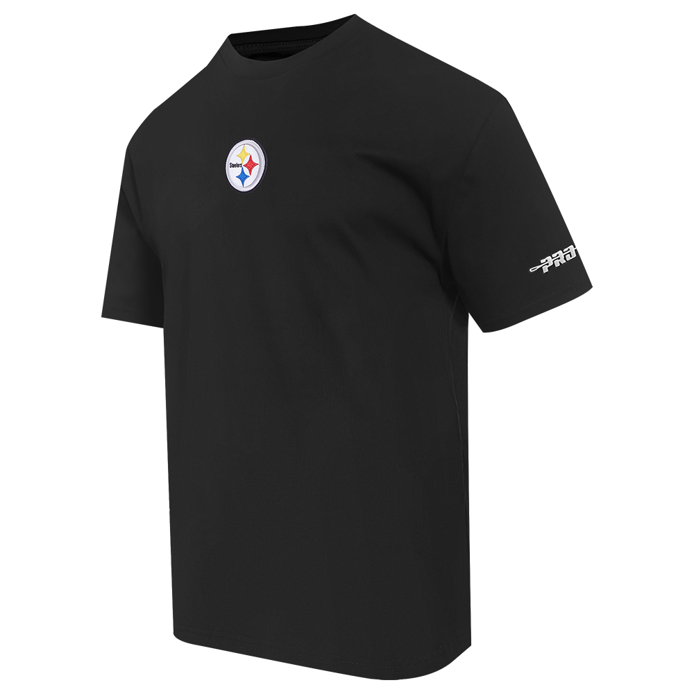 Pro Standard NFL Classic Icon Pro Drop Shoulder Tee Pittsburgh Steelers Black
