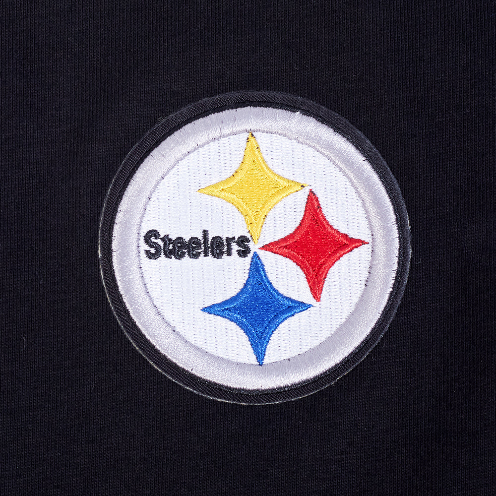 Pro Standard NFL Classic Icon Pro Drop Shoulder Tee Pittsburgh Steelers Black