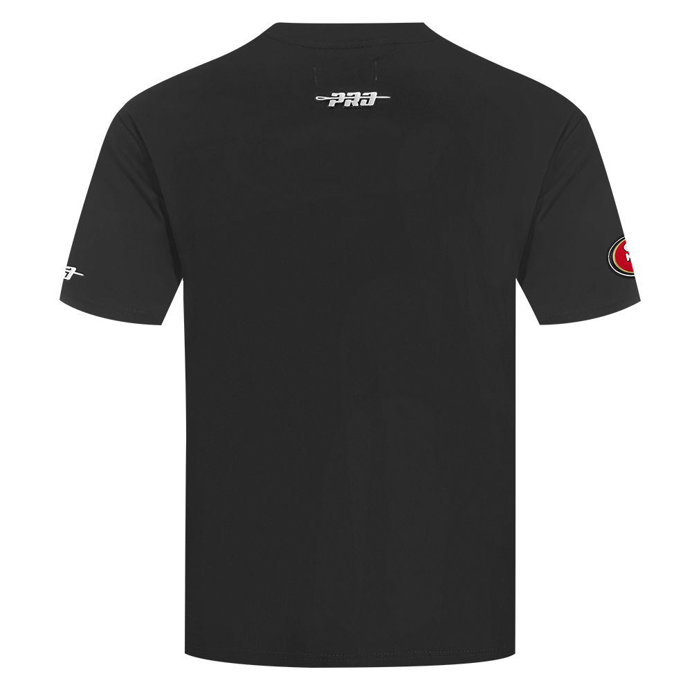 Pro Standard NFL Eternal Skull Drop Shoulder Tee San Francisco 49ers Black