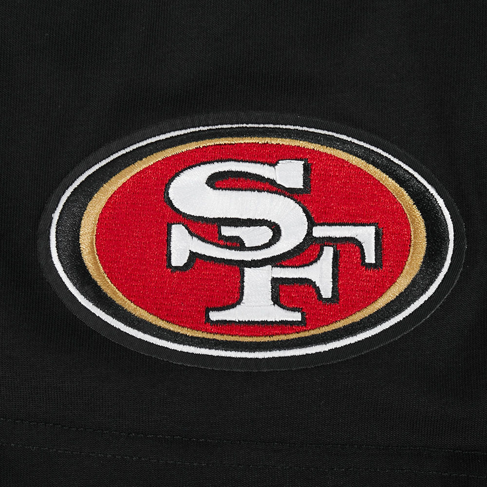 Pro Standard NFL Eternal Skull Drop Shoulder Tee San Francisco 49ers Black