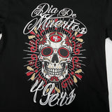 Pro Standard NFL Eternal Skull Drop Shoulder Tee San Francisco 49ers Black