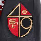 Pro Standard NFL Best Of Wool Varsity Jacket San Francisco 49ers Black/Red