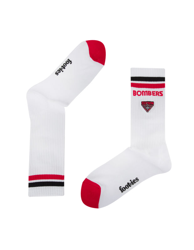 Foot-ies AFL Essendon Bombers Mascot Sneaker 2 Pack