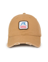 American Needle Great Northern Front Patch Distressed Ball Park Dark Sand