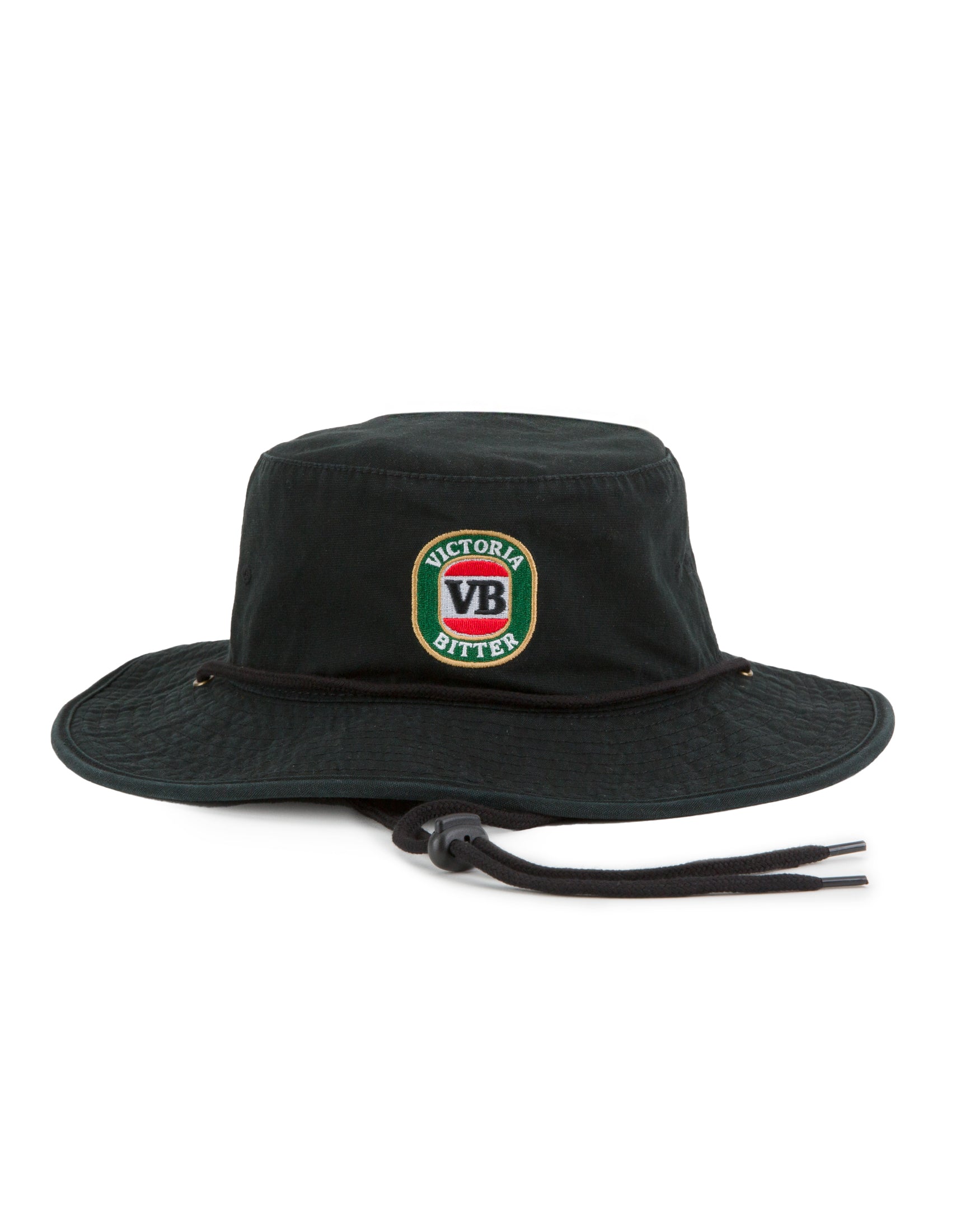 American Needle VB Logo Wide Brim Bucket Black