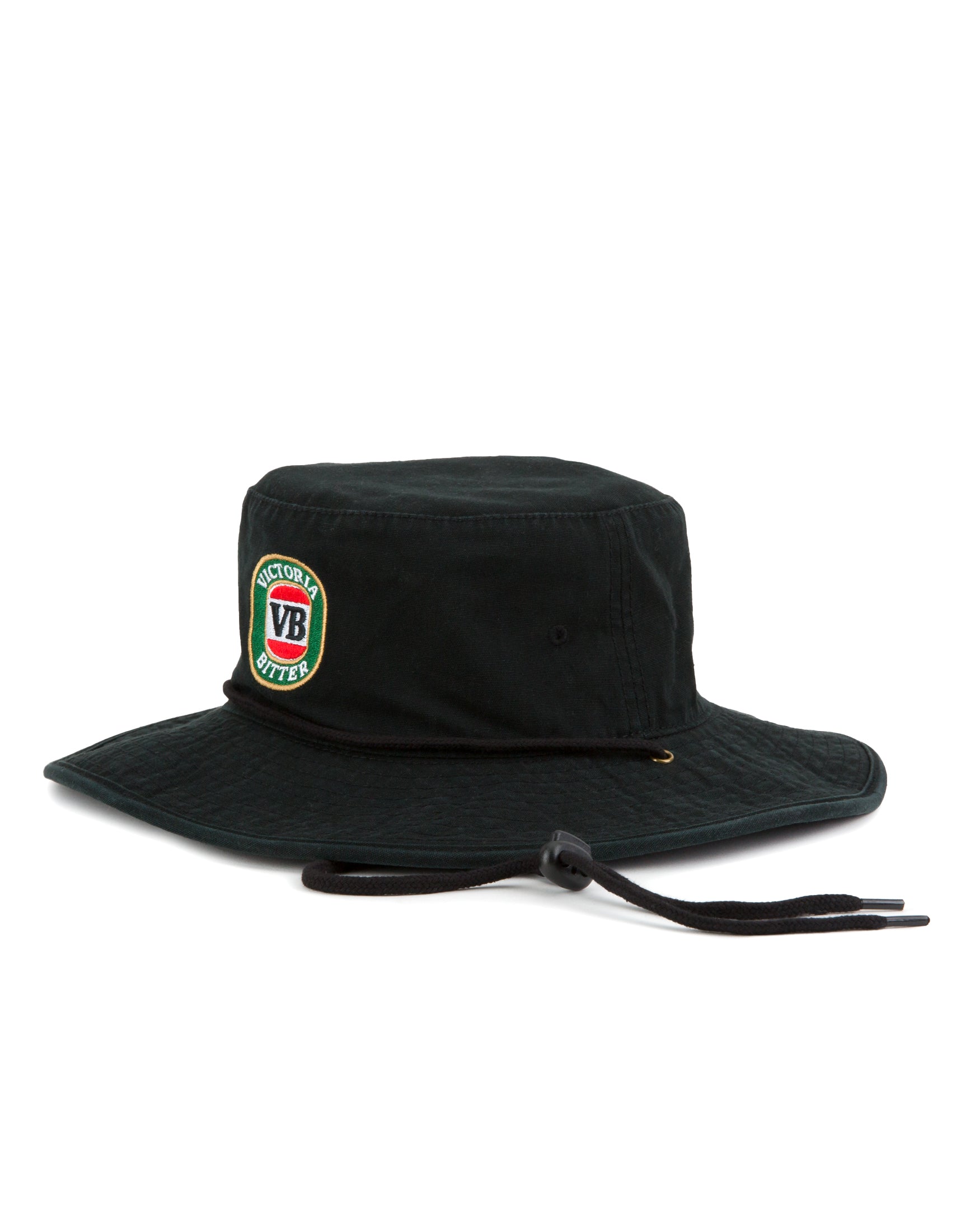 American Needle VB Logo Wide Brim Bucket Black