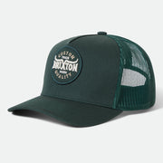 Brixton Gibson C NP MP Trucker Hat Deep Forest/Deep Forest