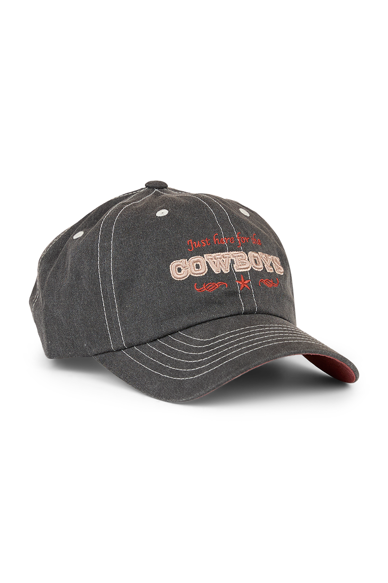 Ringers Western Here For Cowboys Baseball Cap Charcoal
