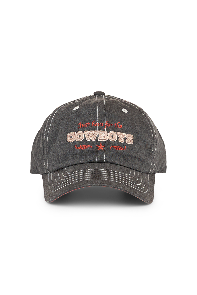 Ringers Western Here For Cowboys Baseball Cap Charcoal