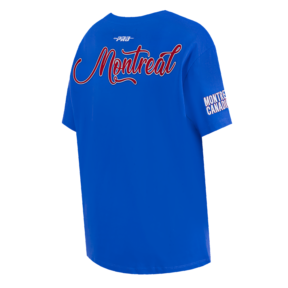 Pro Standard NHL City Signature Drop Shoulder Tee Monteal Canadiens Royal Blue