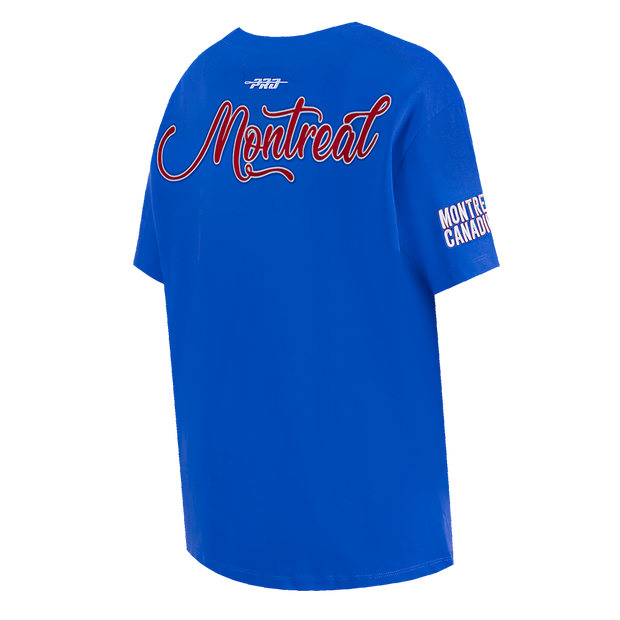 Pro Standard NHL City Signature Drop Shoulder Tee Monteal Canadiens Royal Blue