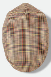 Brixton Hooligan LW Snap Cap Tan/Brown/Rust Houndstooth