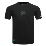 Pro Standard NHL Classic Icon Pro Drop Shoulder Tee San Jose Sharks Black