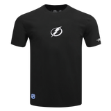 Pro Standard NHL Classic Icon Pro Drop Shoulder Tee Tampa Bay Lightning Black