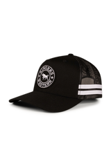 Ringers Western McCoy Trucker Cap Black with White