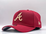 New Era 9Forty A-Frame MLB Cardinal Atlanta Braves