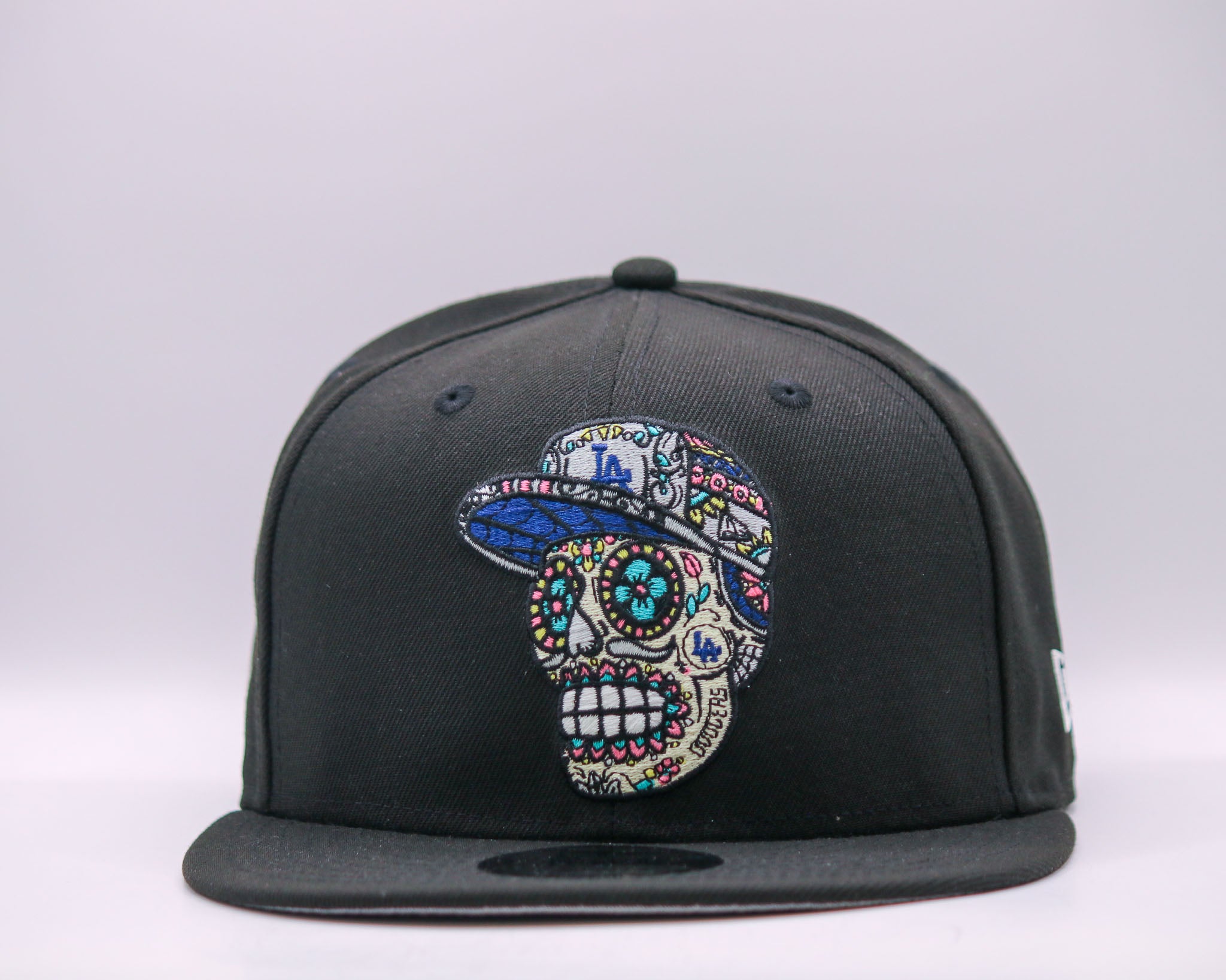 New Era 9Fifty MLB Sugar Skull Hat Los Angeles Dodgers Black