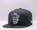 New Era 9Fifty MLB Sugar Skull Hat Los Angeles Dodgers Black