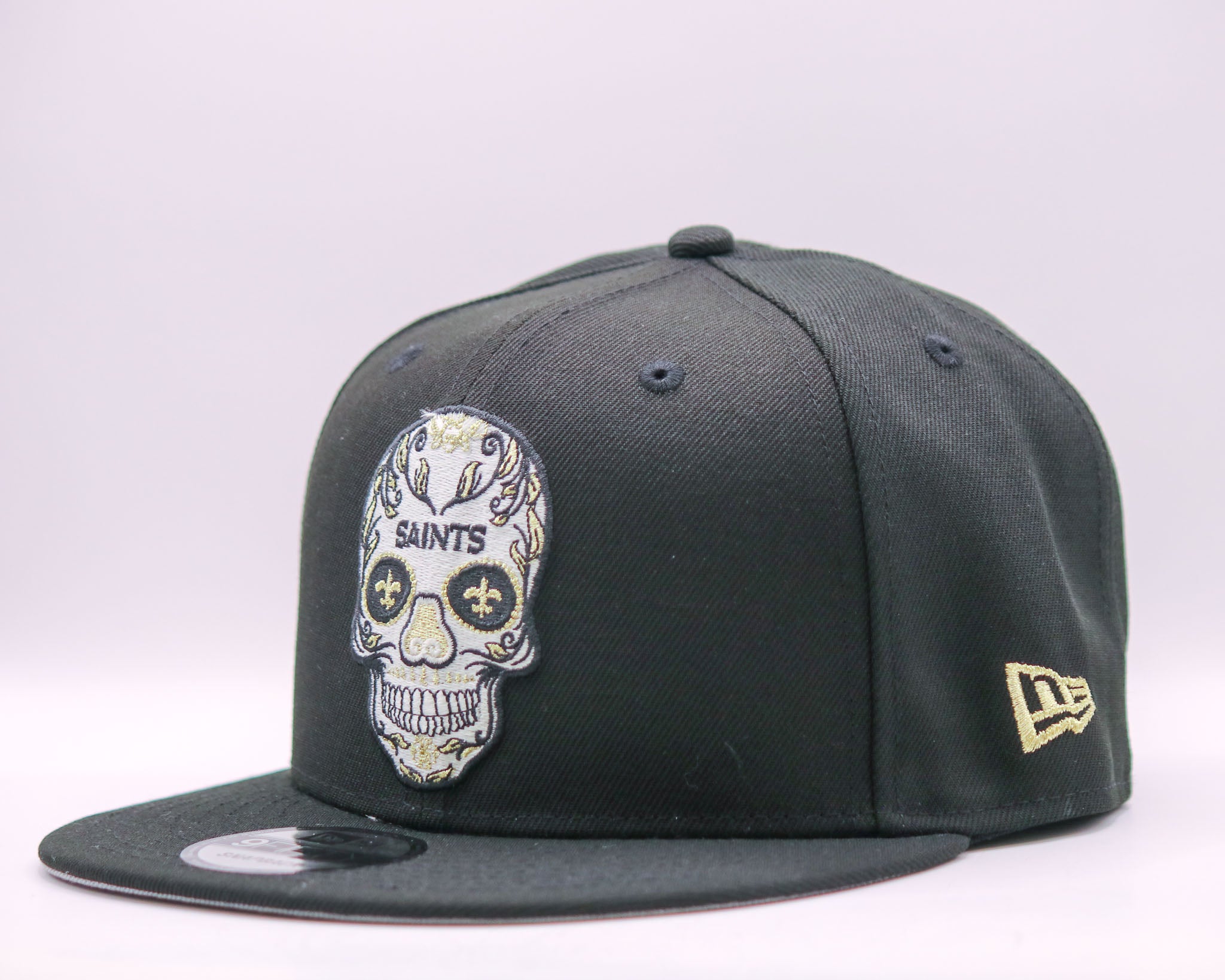 New Era 9Fifty NFL Sugar Skull New Orleans Saints Black