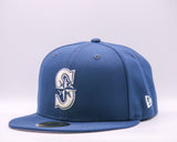 New Era 59Fifty MLB Seattle Mariners Oceanside Blue/Ivory