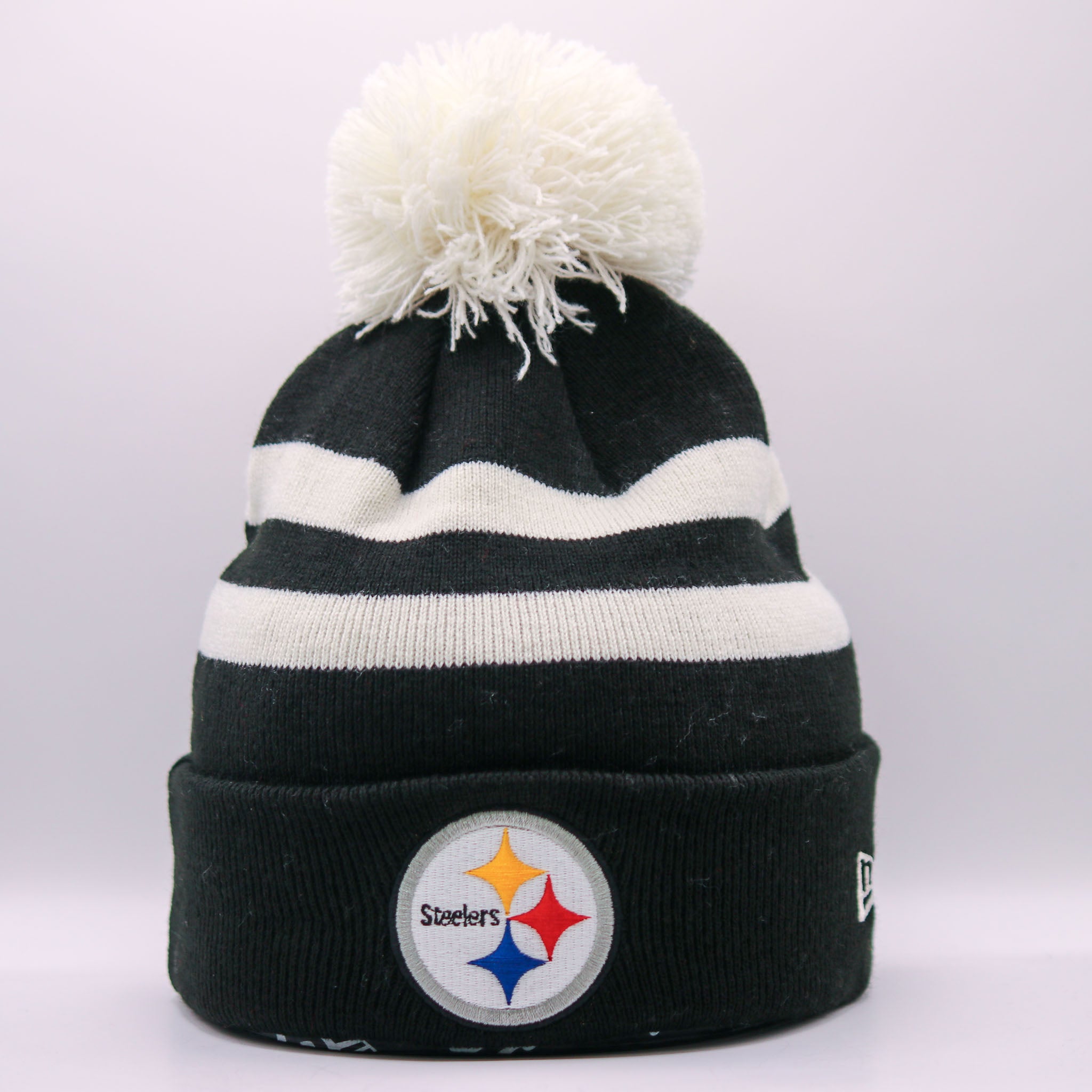 New Era Beanie NFL Pittsburgh Steelers Ivory OTC