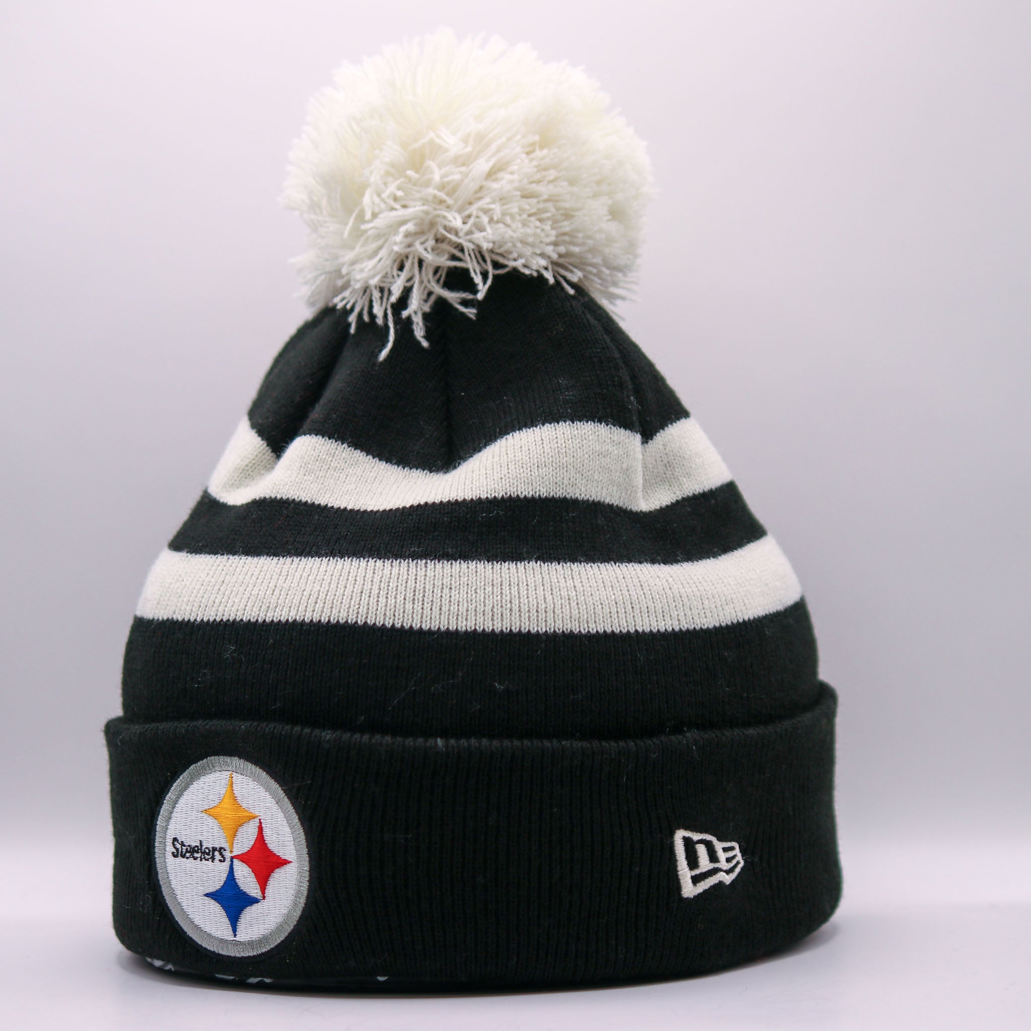 New Era Beanie NFL Pittsburgh Steelers Ivory OTC