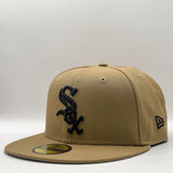 New Era 59Fifty MLB Chicago White Sox Khaki/Black