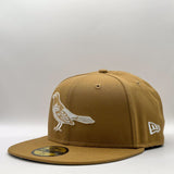 New Era 59Fifty MLB Baltimore Orioles Cooperstown Wheat/White