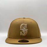 New Era 59Fifty MLB Seattle Mariners Wheat/White
