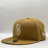 New Era 59Fifty MLB Seattle Mariners Wheat/White