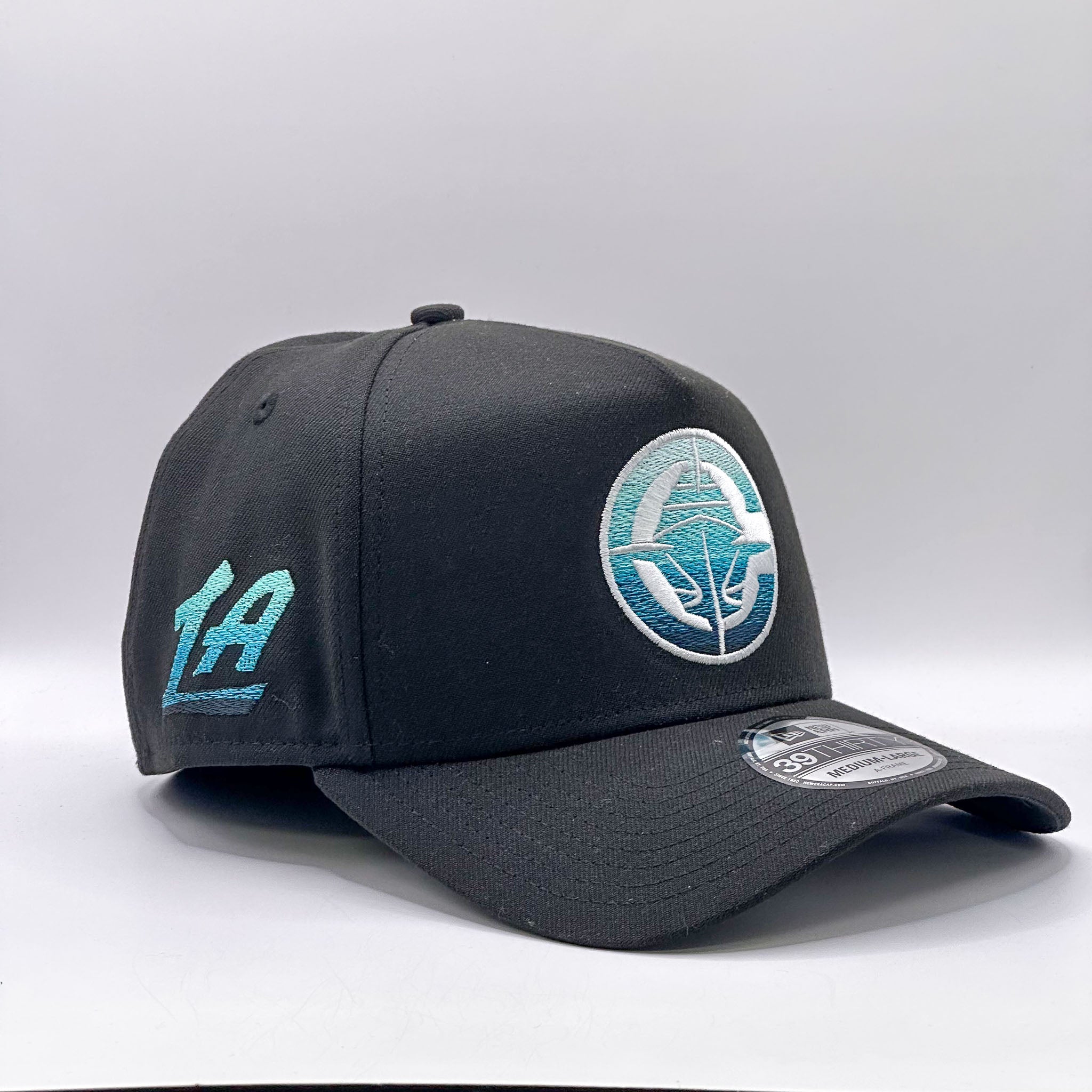 New Era 39Thirty A-Frame NBA Gradient Los Angeles Clippers Black/Aqua
