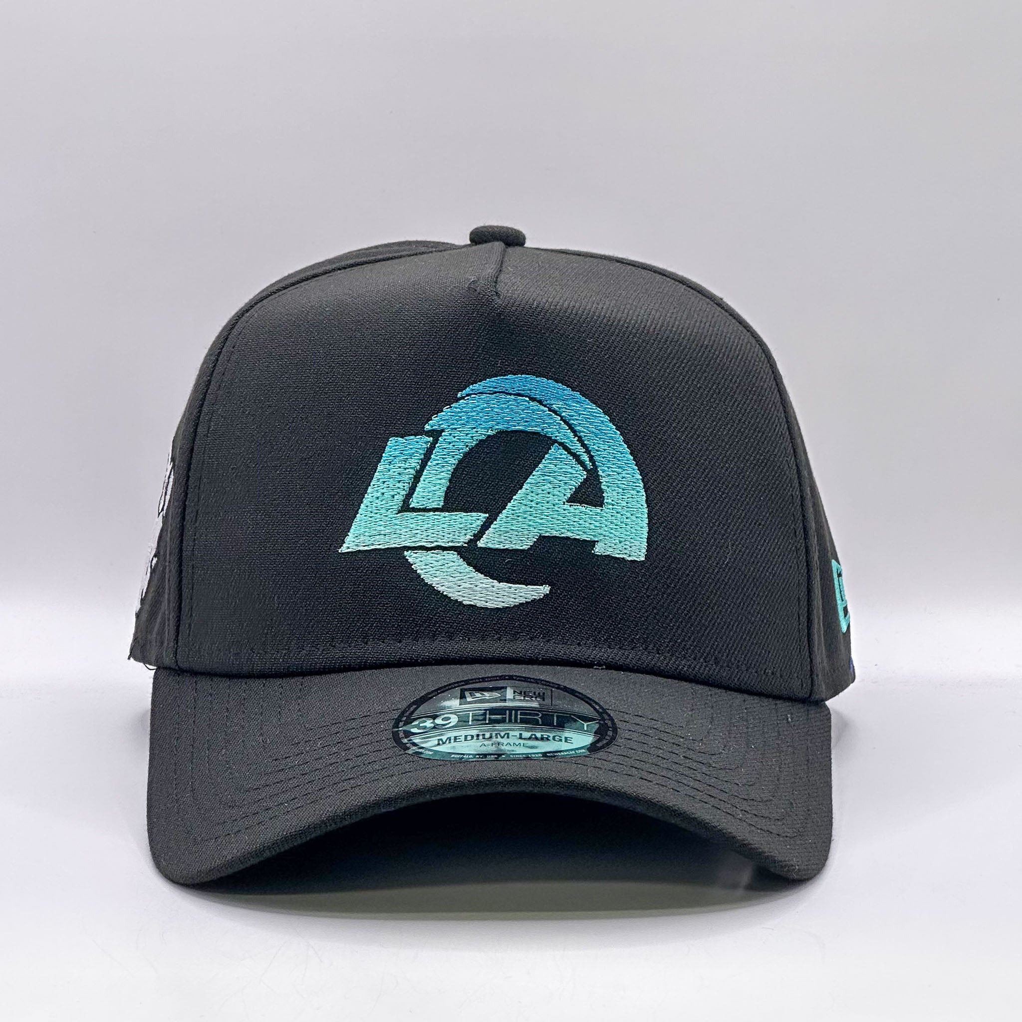 New Era 39Thirty A-Frame NFL Gradient Los Angeles Rams Black/Aqua