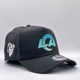 New Era 39Thirty A-Frame NFL Gradient Los Angeles Rams Black/Aqua